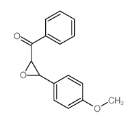 [3-(4-methoxyphenyl)oxiran-2-yl]-phenyl-methanone结构式