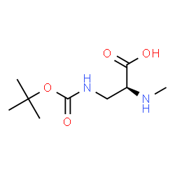 Alanine, 3-[[(1,1-dimethylethoxy)carbonyl]amino]-N-methyl- (9CI) Structure