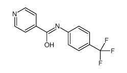 N-[4-(trifluoromethyl)phenyl]pyridine-4-carboxamide结构式