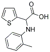THIOPHEN-2-YL-O-TOLYLAMINO-ACETIC ACID结构式