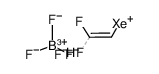 2,2-difluoroethenylxenon(II) tetrafluoroborate Structure