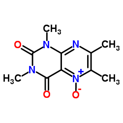 1,3,6,7-Tetramethyl-2,4(1H,3H)-pteridinedione 5-oxide结构式