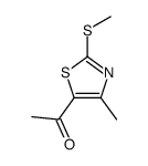 1-(4-methyl-2-methylsulfanyl-1,3-thiazol-5-yl)ethanone结构式