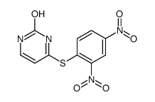 6-(2,4-dinitrophenyl)sulfanyl-1H-pyrimidin-2-one Structure