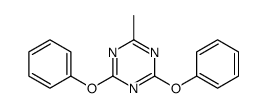 2-methyl-4,6-diphenoxy-1,3,5-triazine结构式