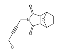 N-(4-Chloro-2-butynyl)-7-oxabicyclo[2.2.1]heptane-2,3-dicarbimide结构式
