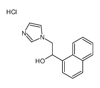 2-imidazol-1-yl-1-naphthalen-1-ylethanol,hydrochloride Structure