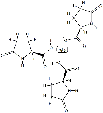 tris(5-oxo-L-prolinato-N1,O2)lanthanum Structure