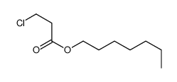 heptyl 3-chloropropanoate Structure