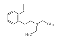 2-(二乙基氨基)乙基苯乙烯结构式