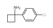1-(4-CHLOROPHENYL)CYCLOBUTANAMINE Structure