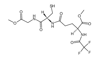 N-trifluoroacetyl glutathione dimethyl ester Structure