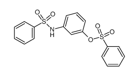 3-(phenylsulfonamido)phenyl benzenesulfonate Structure