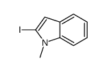 2-iodo-1-methyl-1H-indole structure