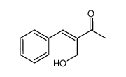 (E)-3-(hydroxymethyl)-4-phenylbut-3-en-2-one结构式
