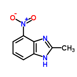 2-甲基-4-硝基-1H-苯并[D]咪唑结构式