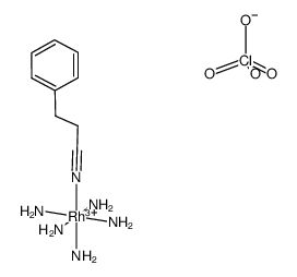 (Rh(NH3)5(hcn))(ClO4)3 Structure