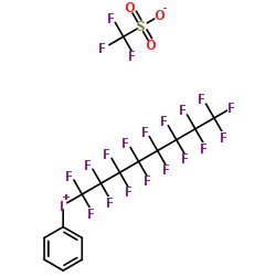 (perfluoro-n-octyl)phenyliodonium trifluoromethanesulfonate Structure