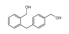 [4-[[2-(hydroxymethyl)phenyl]methyl]phenyl]methanol Structure