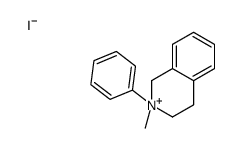 2-methyl-2-phenyl-3,4-dihydro-1H-isoquinolin-2-ium,iodide Structure
