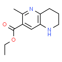 1,5-Naphthyridine-3-carboxylicacid,5,6,7,8-tetrahydro-2-methyl-,ethylester(9CI)结构式