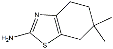 6,6-Dimethyl-4,5,6,7-tetrahydro-benzothiazol-2-ylamine Structure