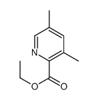 Ethyl 3, 5-dimethyl-2-pyridinecarboxylate Structure