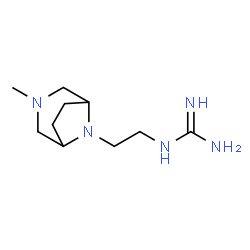 Guanidine,[2-(3-methyl-3,8-diazabicyclo[3.2.1]oct-8-yl)ethyl]-(9CI) Structure