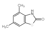 4,6-Dimethyl-2(3H)-benzothiazolone Structure