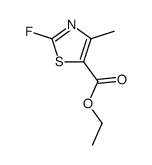 5-Thiazolecarboxylicacid,2-fluoro-4-methyl-,ethylester(9CI)结构式