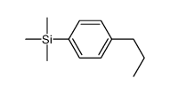 trimethyl-(4-propylphenyl)silane Structure
