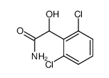 Benzeneacetamide,2,6-dichloro--alpha--hydroxy- structure