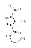 1H-Imidazole-5-carboxamide,N-(2-hydroxyethyl)-1-methyl-2-nitro- Structure