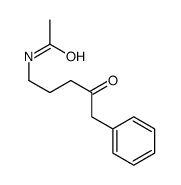 N-(4-oxo-5-phenylpentyl)acetamide Structure