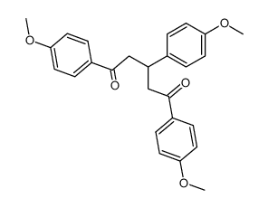 1,3,5-tri(p-methoxyphenyl)-1,5-pentanedione Structure