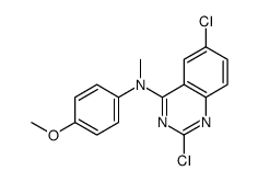 2,6-dichloro-N-(4-methoxyphenyl)-N-methylquinazolin-4-amine结构式