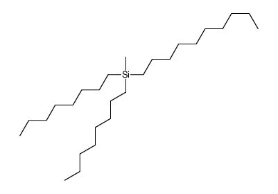 decyl-methyl-dioctylsilane Structure