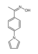 Ethanone, 1-[4-(1H-pyrrol-1-yl)phenyl]-, oxime结构式