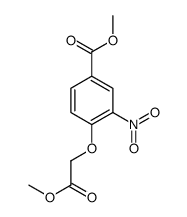 Methyl 4-(2-methoxy-2-oxoethoxy)-3-nitrobenzoate structure
