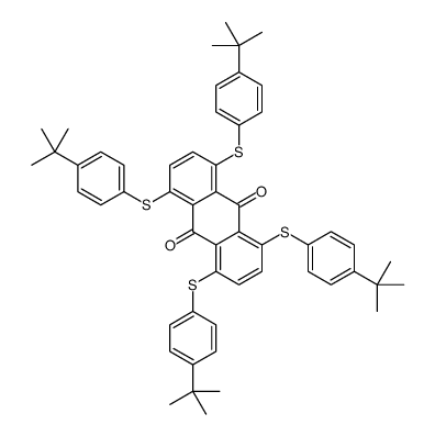 1,4,5,8-tetrakis[[4-(1,1-dimethylethyl)phenyl]thio]anthraquinone picture