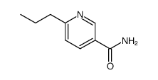 6-propyl-nicotinic acid amide结构式