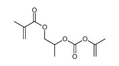 2-prop-1-en-2-yloxycarbonyloxypropyl 2-methylprop-2-enoate Structure