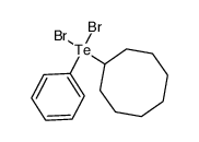 cyclooctylphenyltellurium dibromide结构式