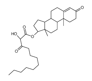 17beta-hydroxyandrost-4-en-3-one decanoylglycolate结构式