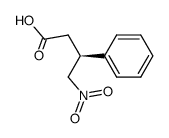 (S)-(-)-4-nitro-3-phenylbutanoic acid结构式