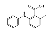 2-anilino-6-methyl-benzoic acid Structure