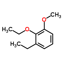 2-Ethoxy-1-ethyl-3-methoxybenzene结构式