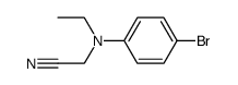 N-ethyl-N-(4-bromo-phenyl)-glycine nitrile Structure