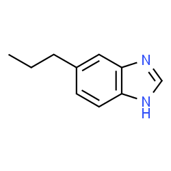 1H-Benzimidazole,5-propyl-(9CI) structure