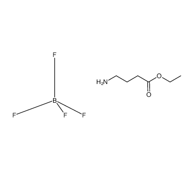 ethyl 4-aminobutanoate tetrafluoroborate结构式